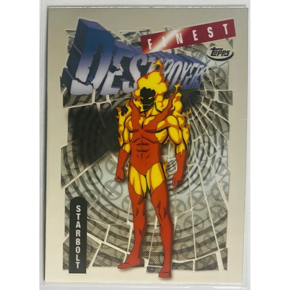 2025 Topps Finest X-Men '97 Starbolt #75 Destroyers Uncommon Silver‎ Card